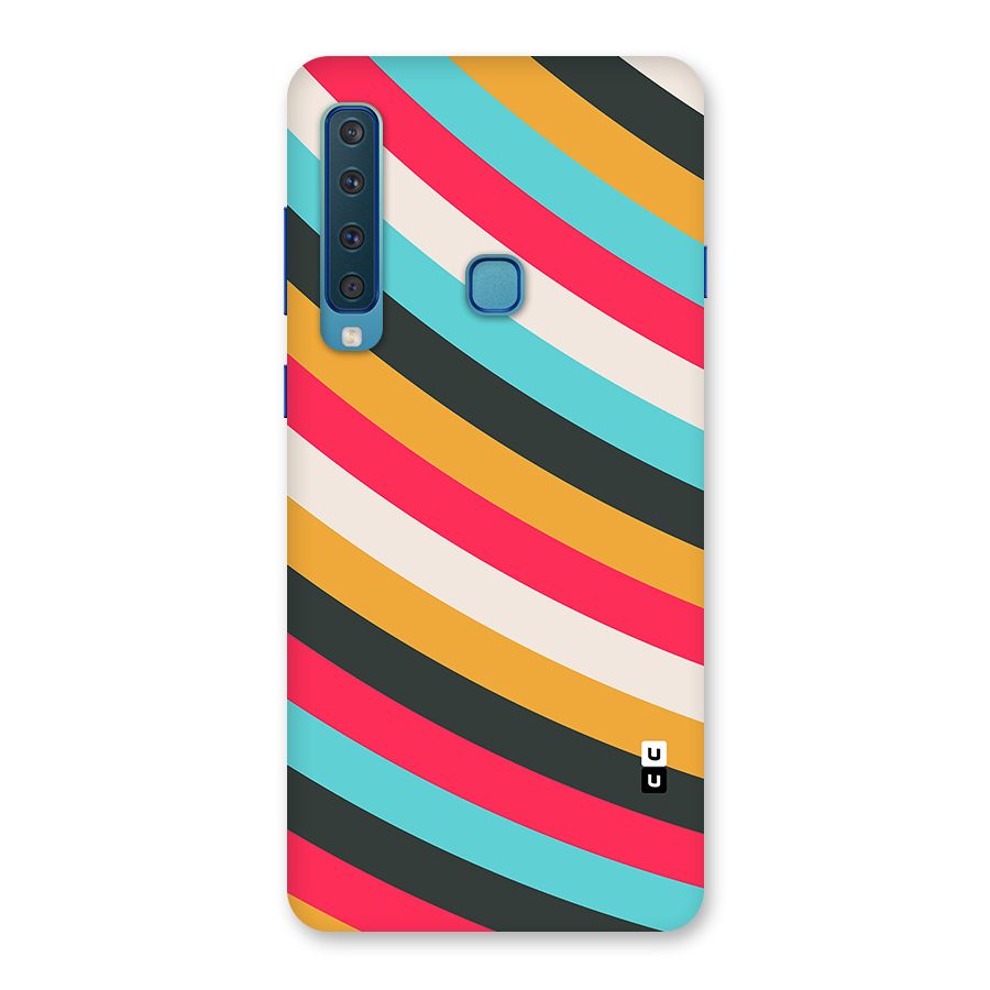 Retro Style Minimal Curves Back Case for Galaxy A9 (2018)