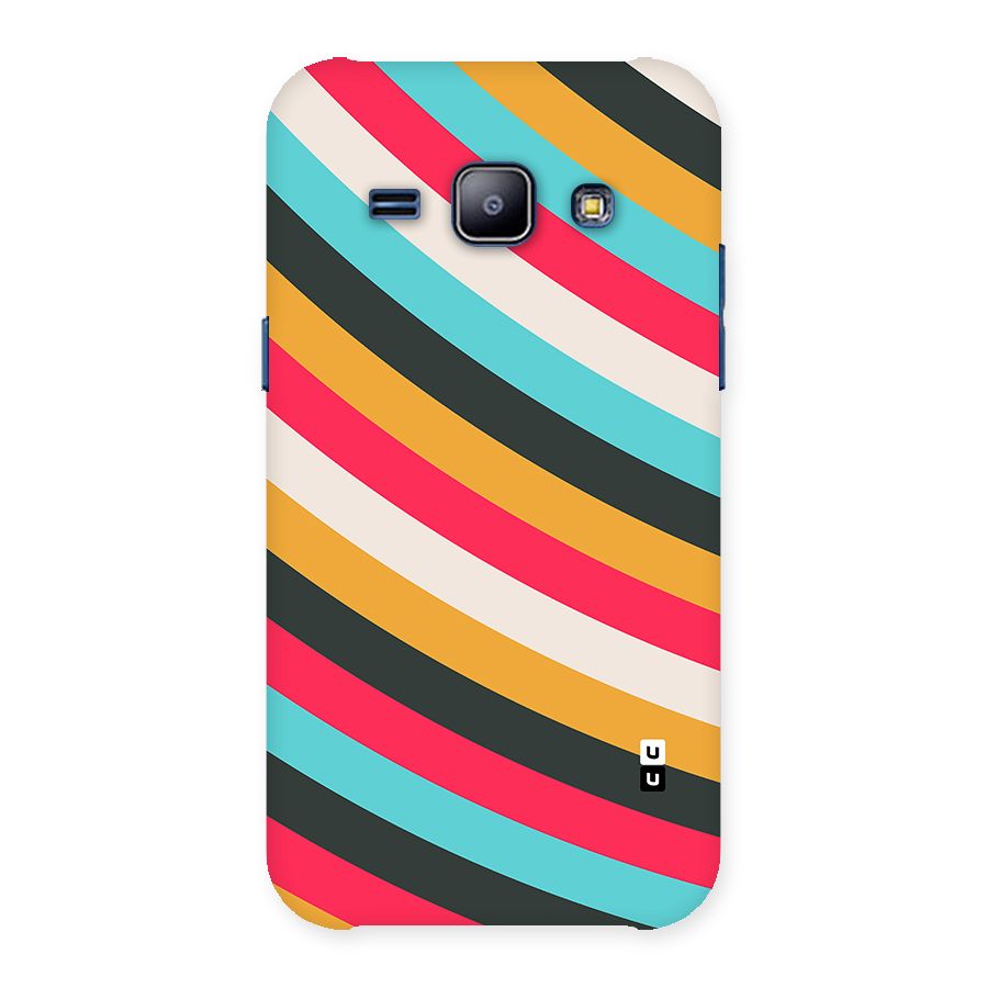 Retro Style Minimal Curves Back Case for Galaxy J1