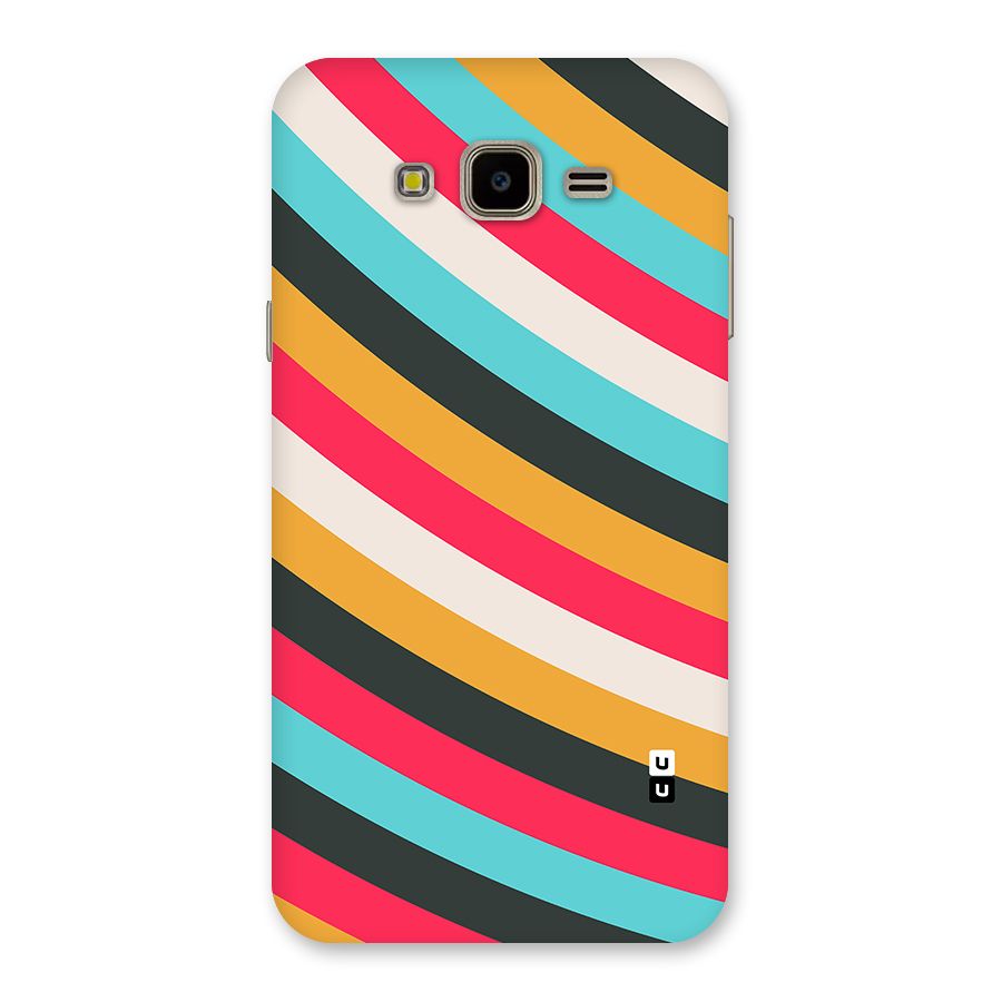 Retro Style Minimal Curves Back Case for Galaxy J7 Nxt