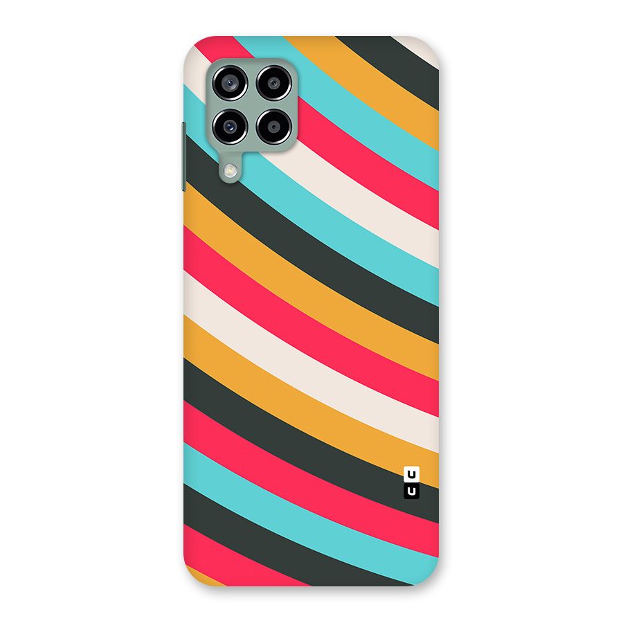 Retro Style Minimal Curves Back Case for Galaxy M33
