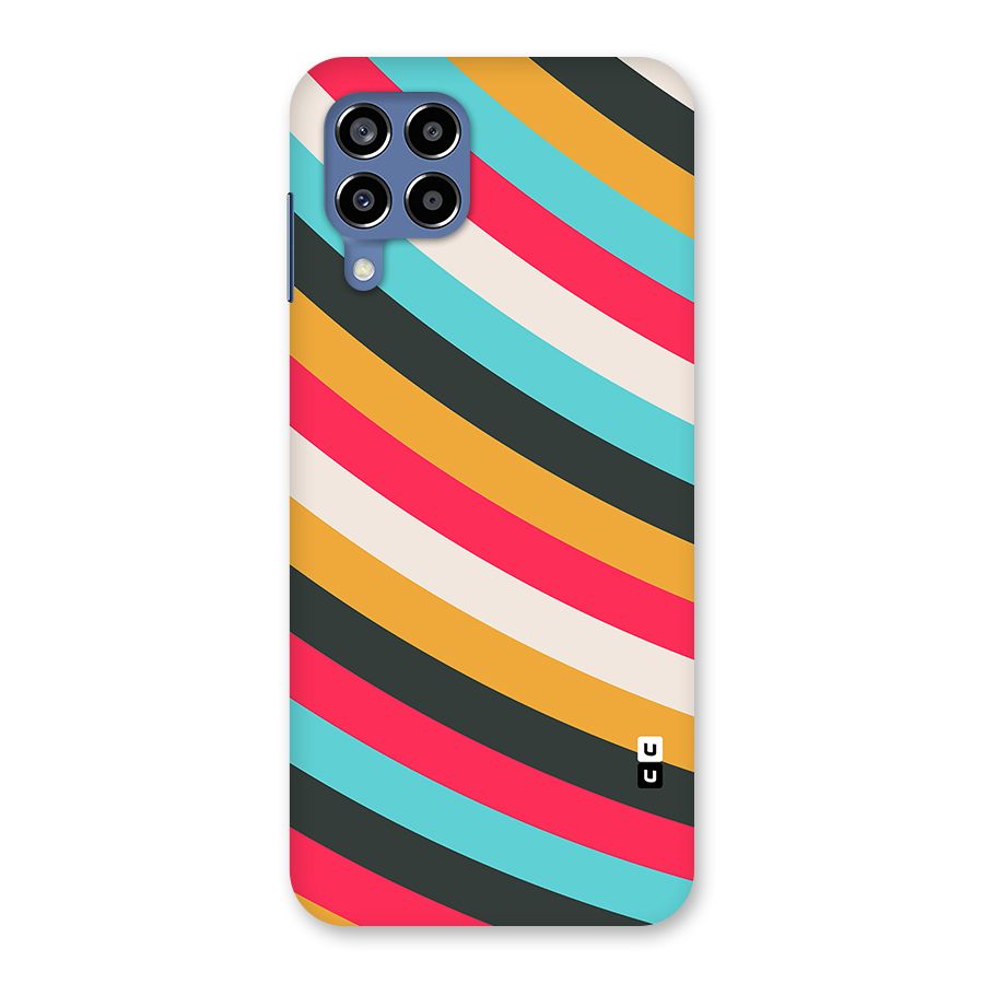 Retro Style Minimal Curves Back Case for Galaxy M53 5G