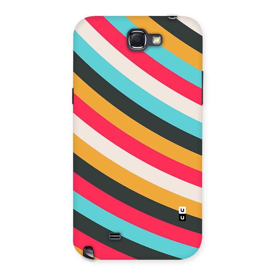 Retro Style Minimal Curves Back Case for Galaxy Note 2