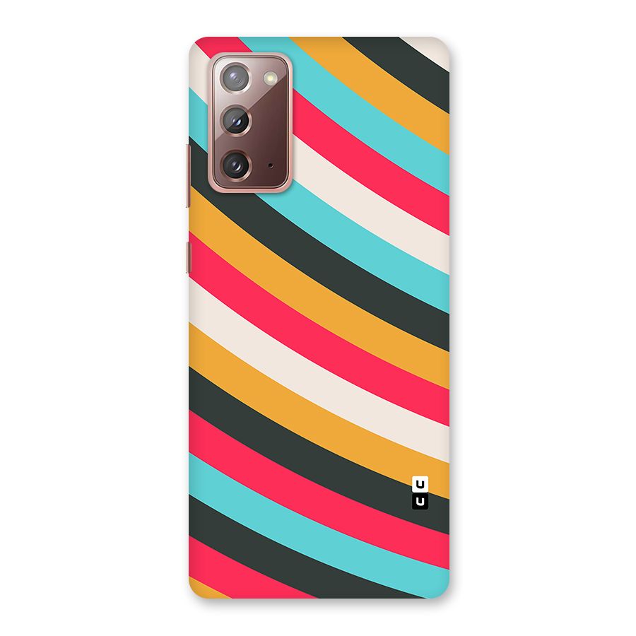 Retro Style Minimal Curves Back Case for Galaxy Note 20