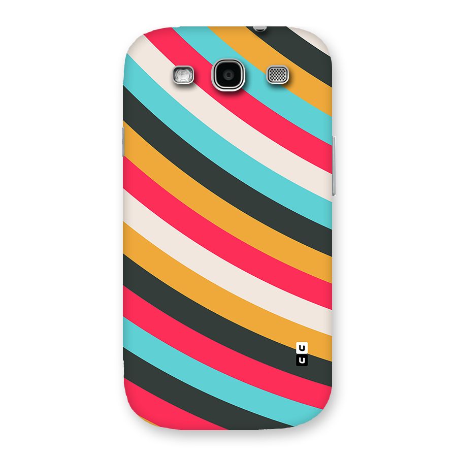Retro Style Minimal Curves Back Case for Galaxy S3