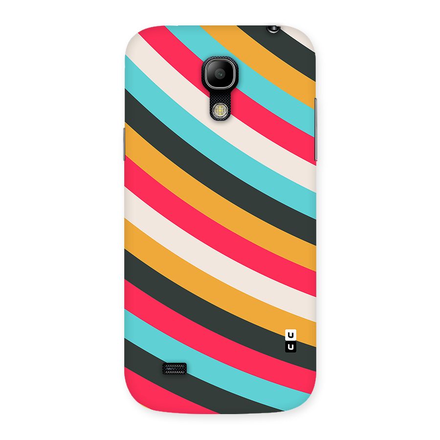 Retro Style Minimal Curves Back Case for Galaxy S4 Mini