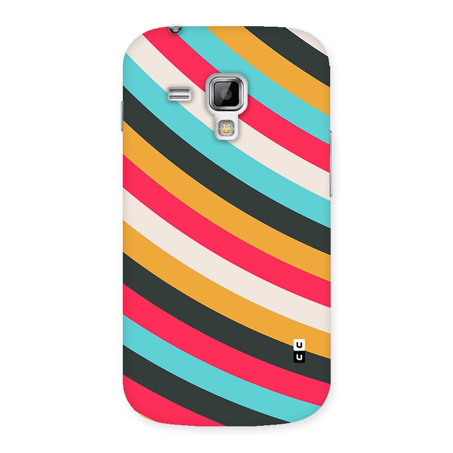 Retro Style Minimal Curves Back Case for Galaxy S Duos
