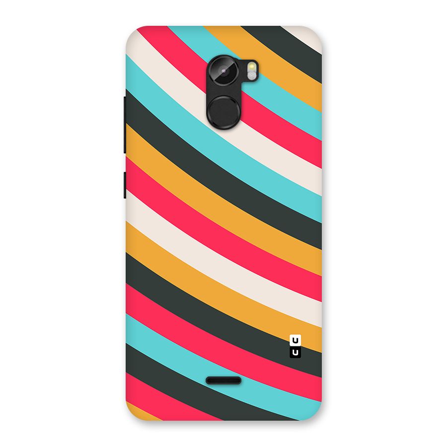 Retro Style Minimal Curves Back Case for Gionee X1