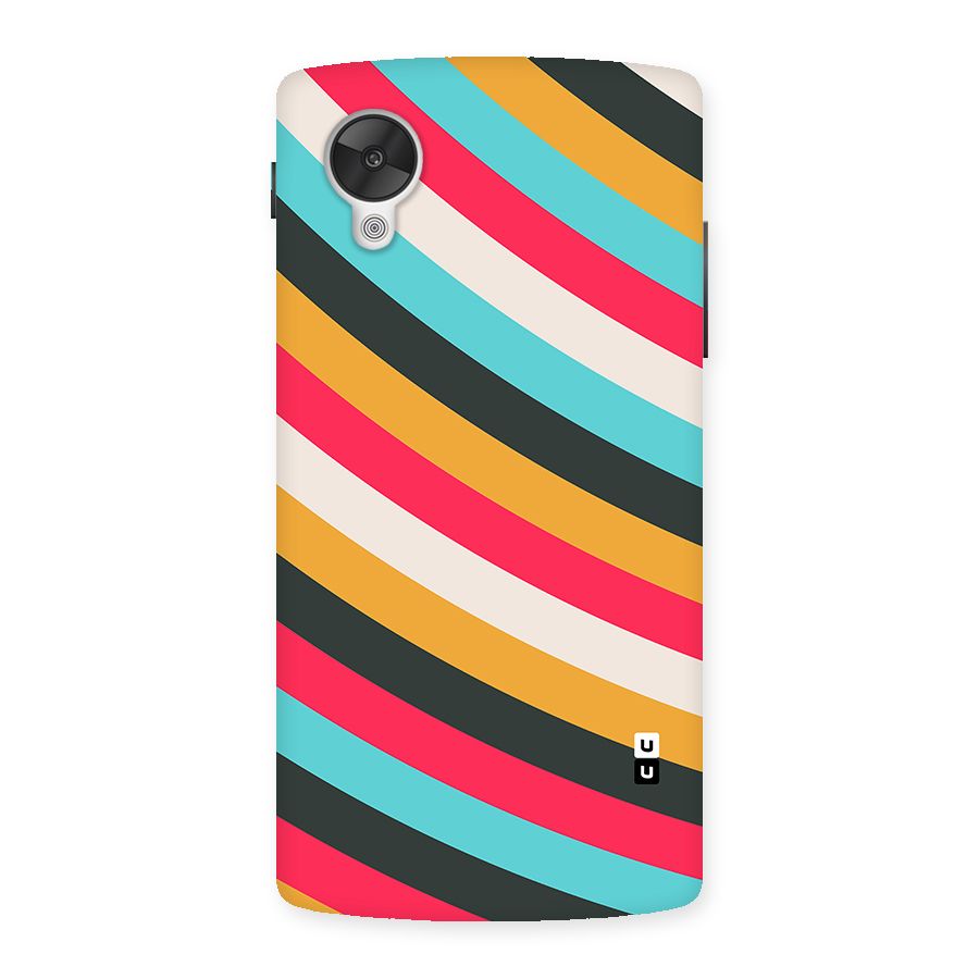 Retro Style Minimal Curves Back Case for Google Nexus 5