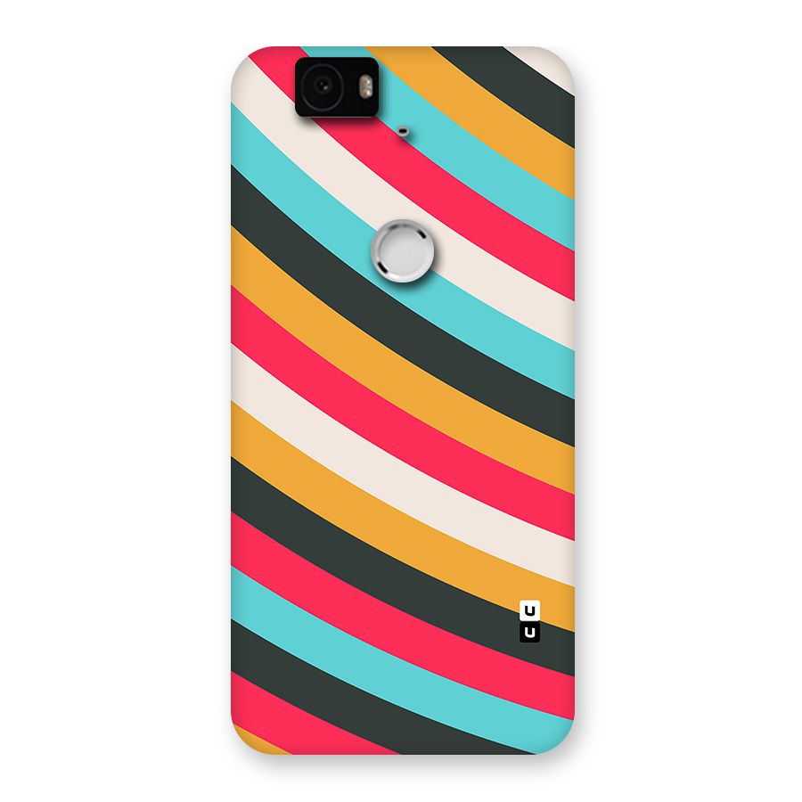 Retro Style Minimal Curves Back Case for Google Nexus 6P