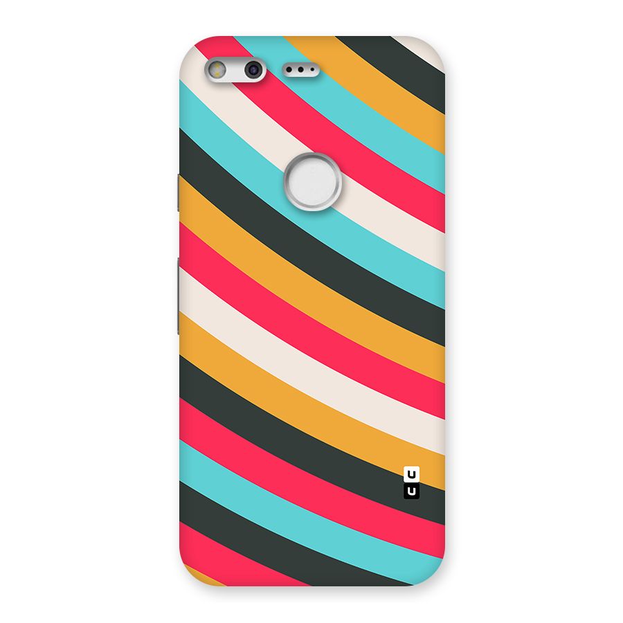 Retro Style Minimal Curves Back Case for Google Pixel