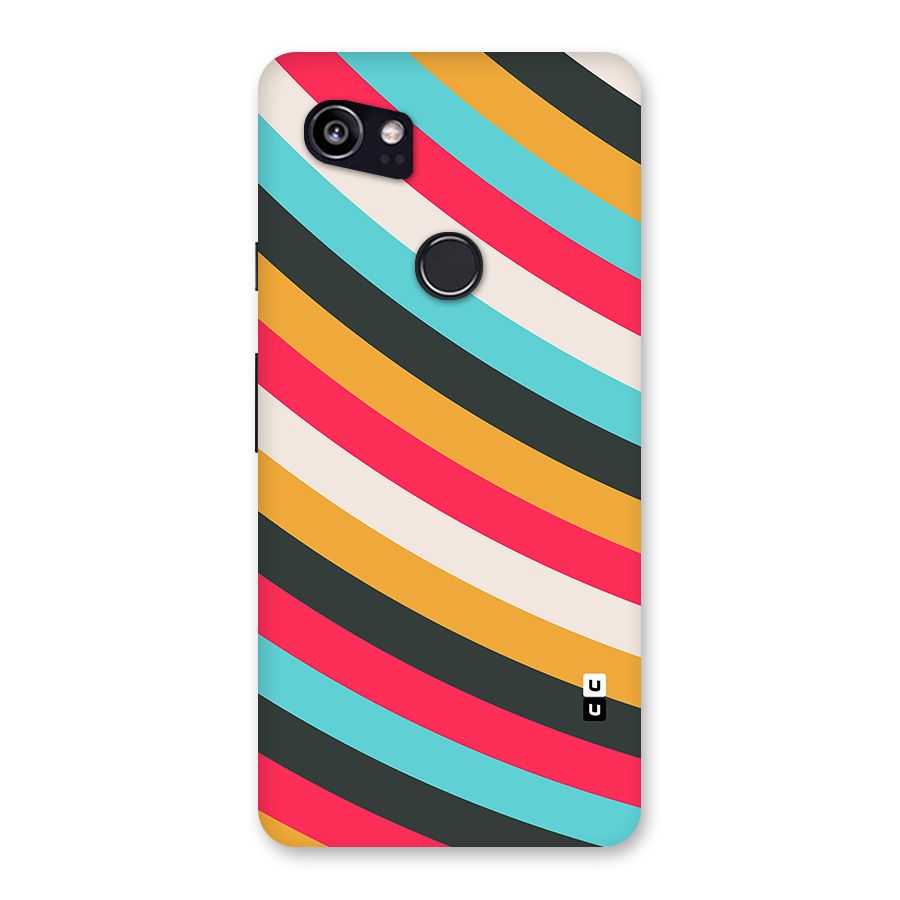 Retro Style Minimal Curves Back Case for Google Pixel 2 XL