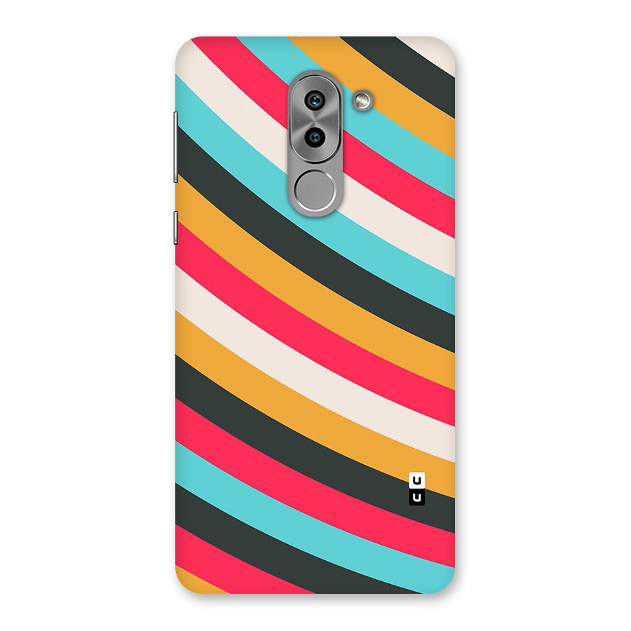 Retro Style Minimal Curves Back Case for Honor 6X