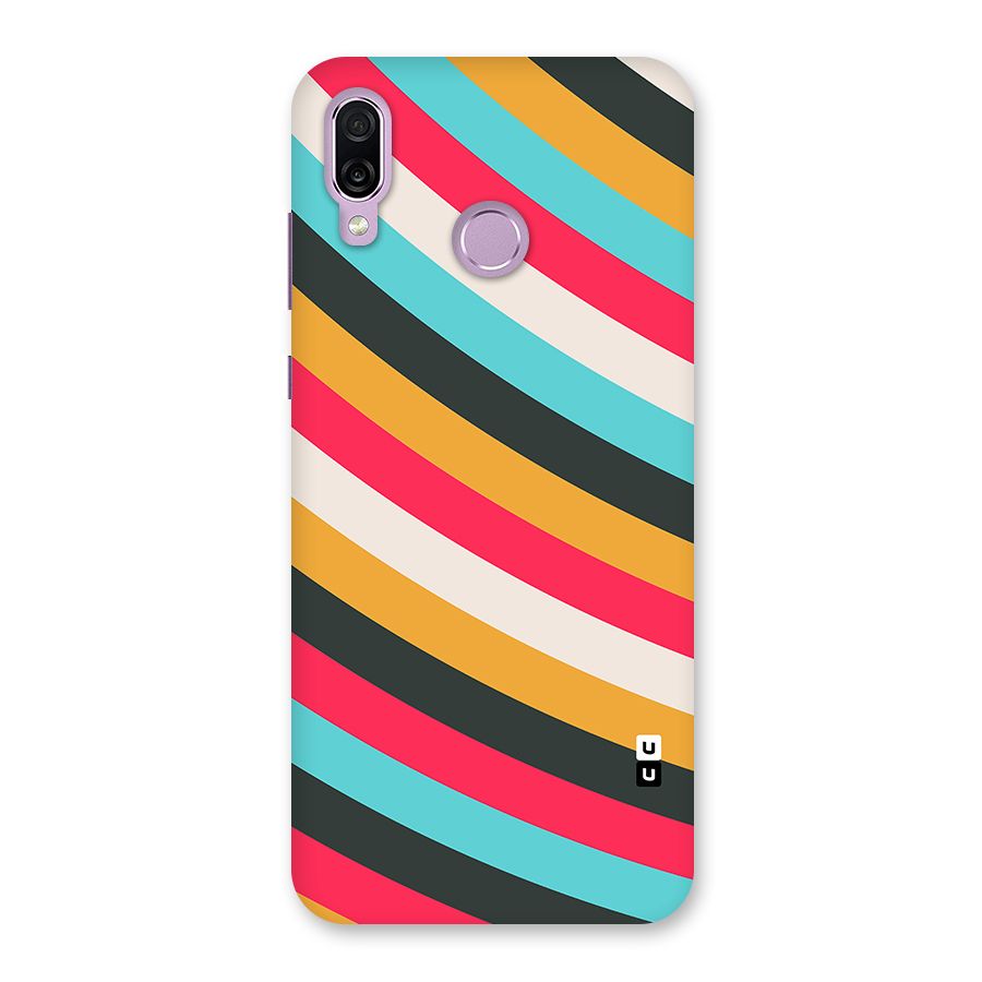 Retro Style Minimal Curves Back Case for Honor Play
