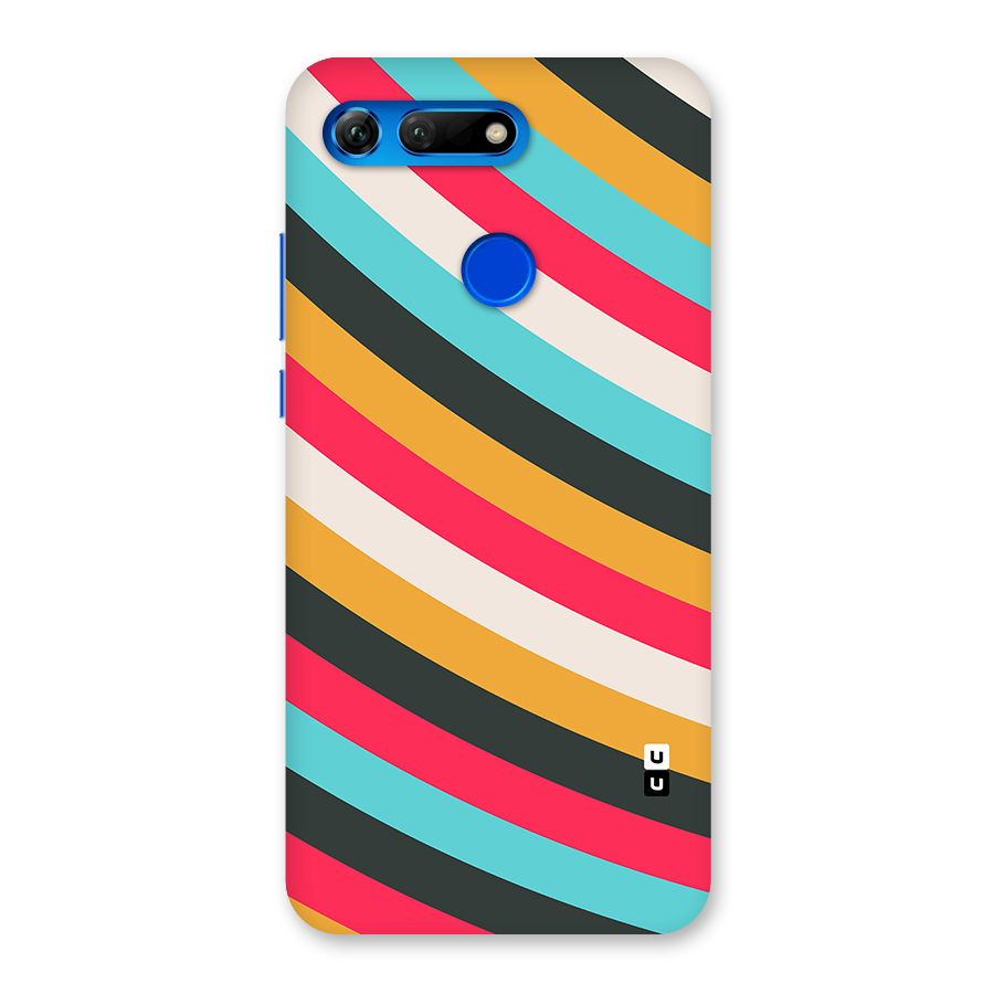 Retro Style Minimal Curves Back Case for Honor View 20
