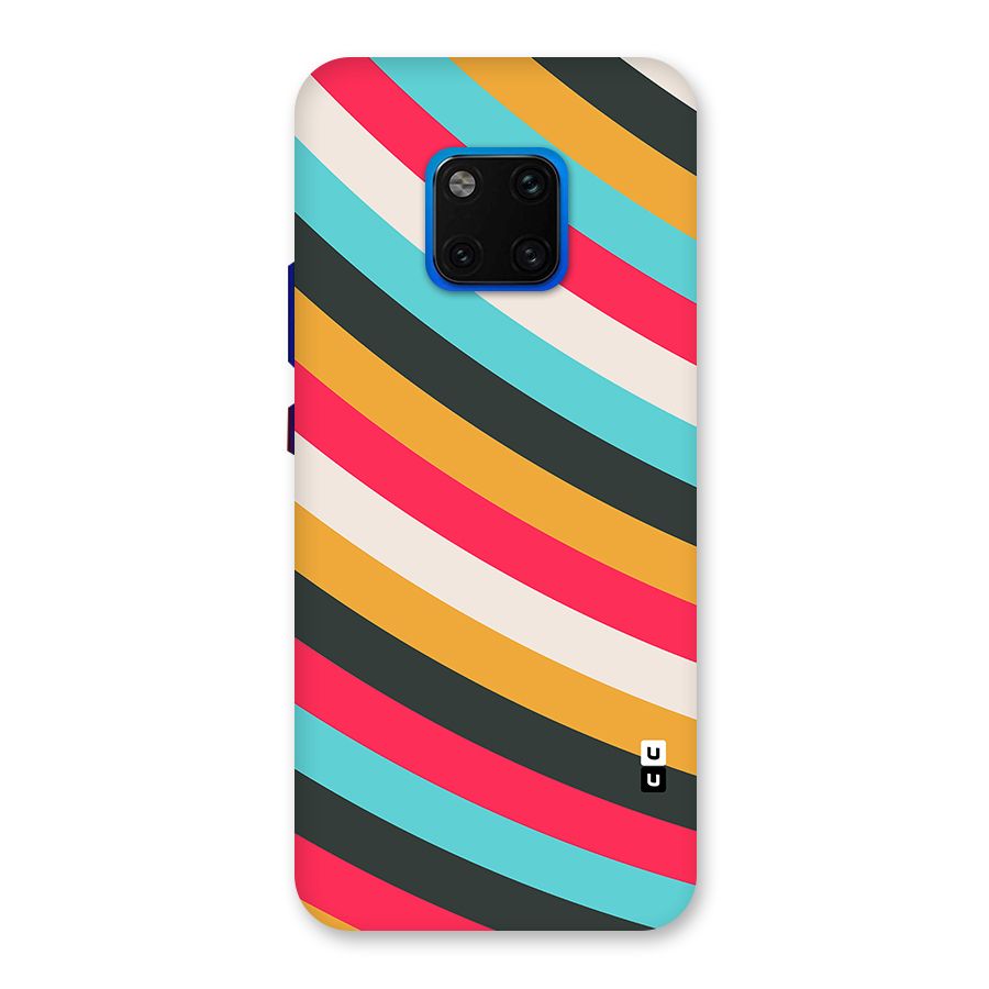 Retro Style Minimal Curves Back Case for Huawei Mate 20 Pro