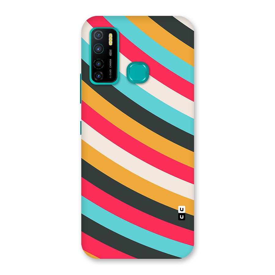 Retro Style Minimal Curves Back Case for Infinix Hot 9 Pro