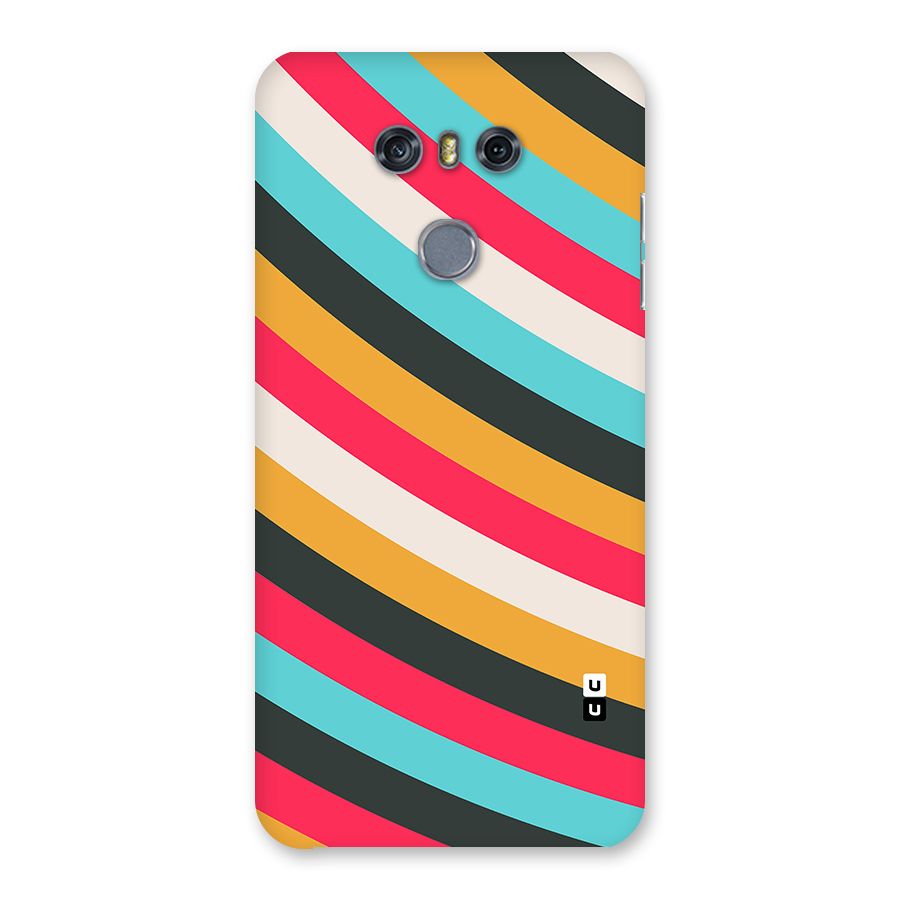 Retro Style Minimal Curves Back Case for LG G6