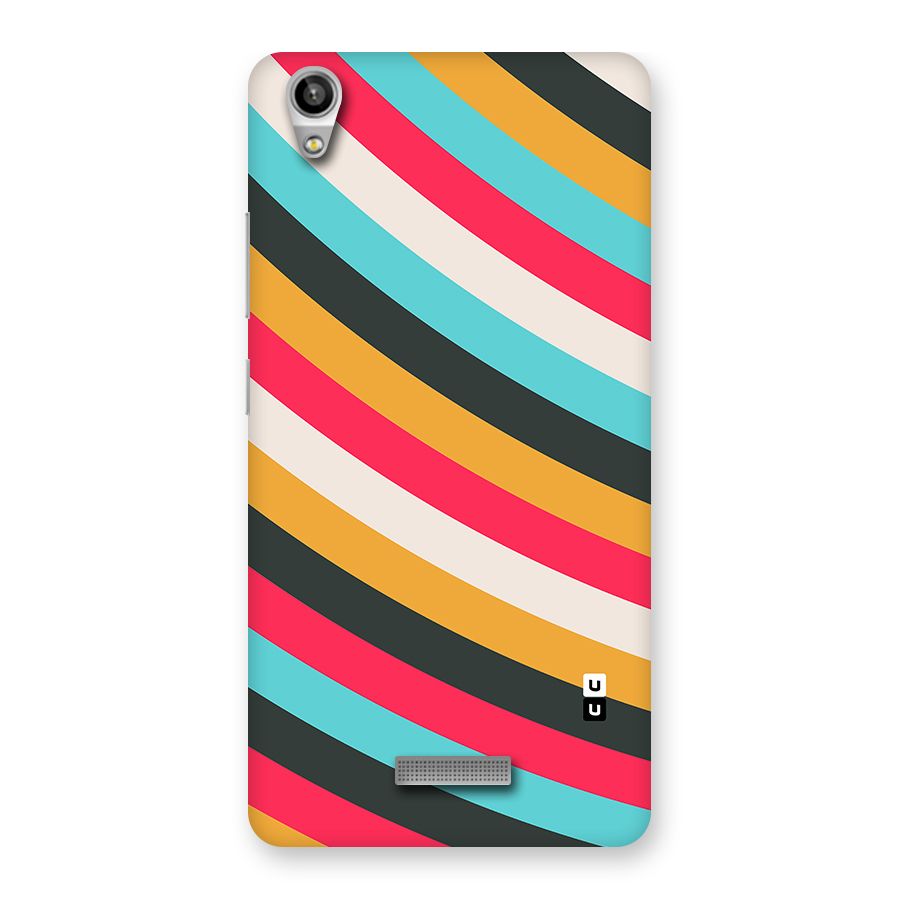Retro Style Minimal Curves Back Case for Lava Pixel V1
