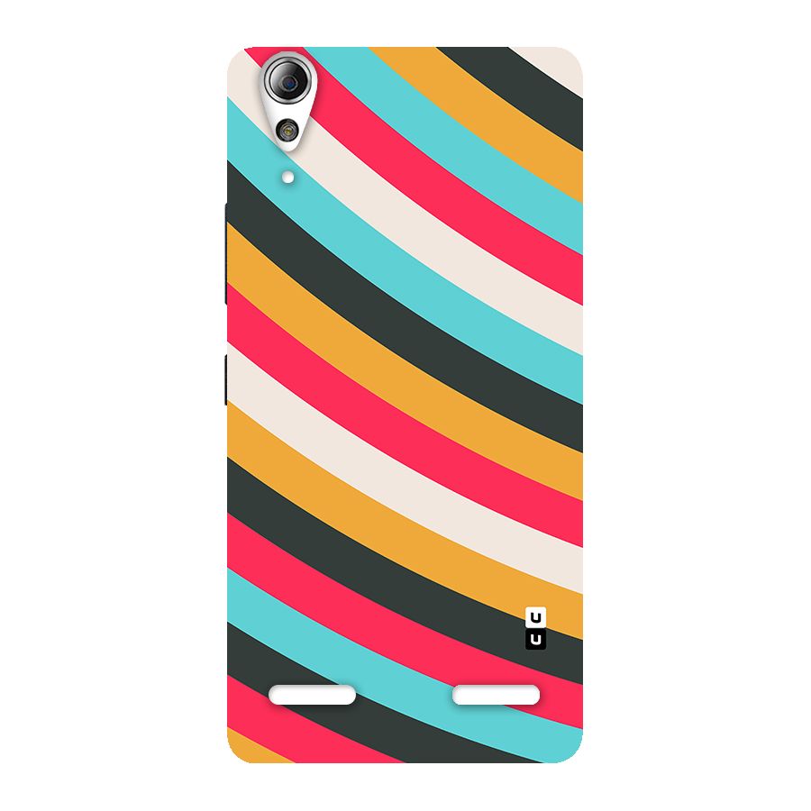 Retro Style Minimal Curves Back Case for Lenovo A6000 Plus