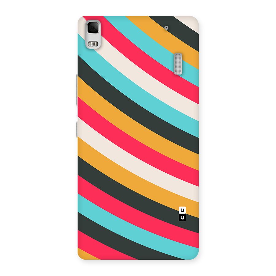 Retro Style Minimal Curves Back Case for Lenovo A7000