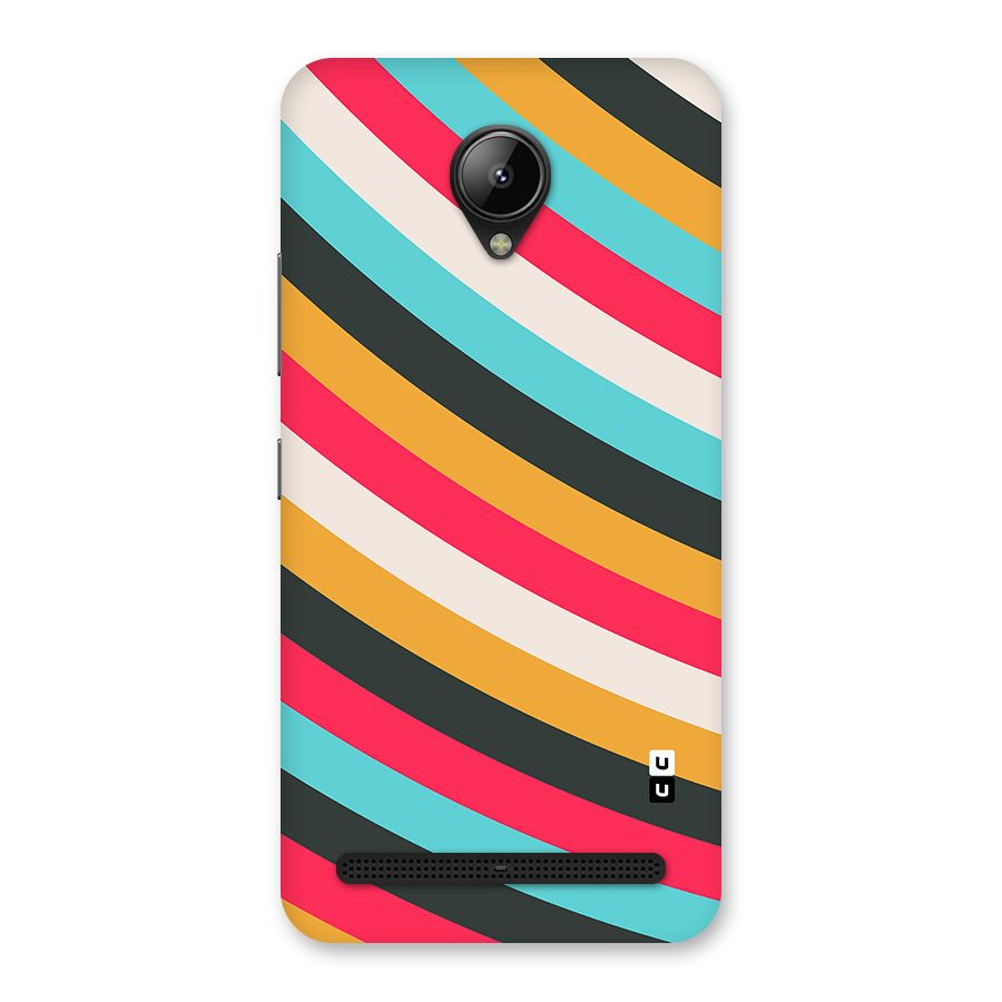 Retro Style Minimal Curves Back Case for Lenovo C2