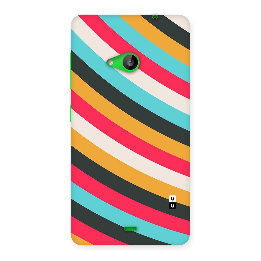 Retro Style Minimal Curves Back Case for Lumia 535