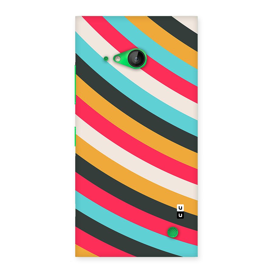 Retro Style Minimal Curves Back Case for Lumia 730
