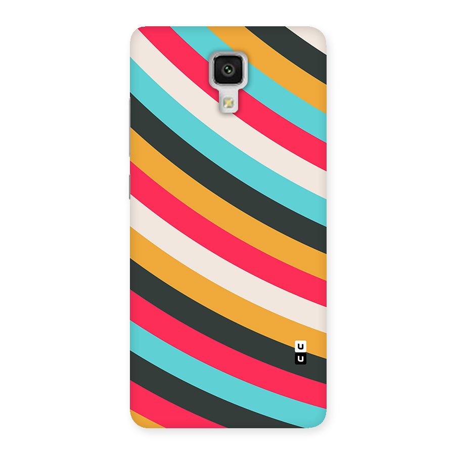 Retro Style Minimal Curves Back Case for Mi4