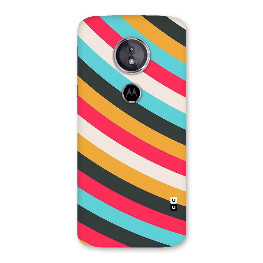 Retro Style Minimal Curves Back Case for Moto E5