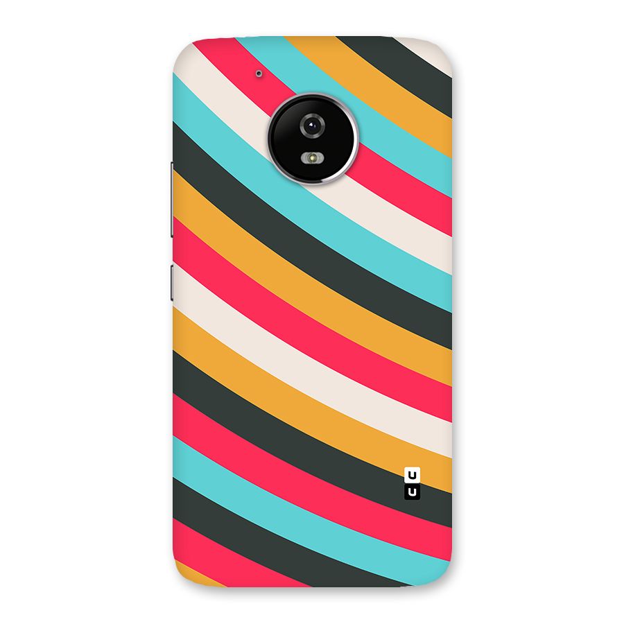 Retro Style Minimal Curves Back Case for Moto G5