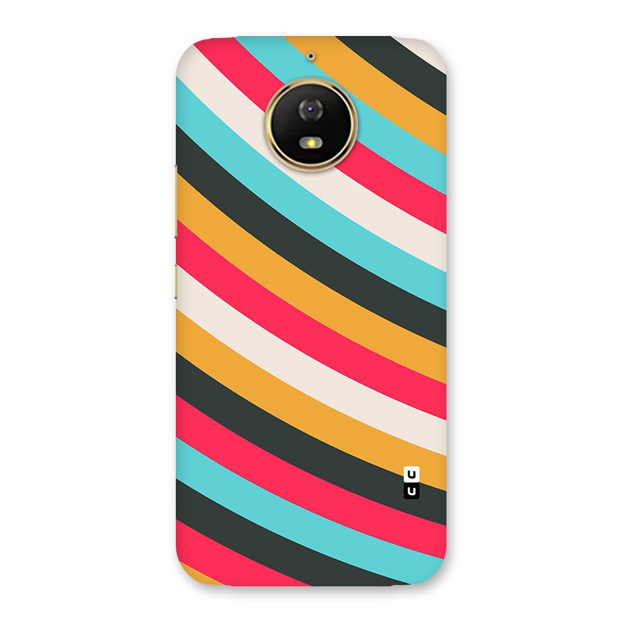 Retro Style Minimal Curves Back Case for Moto G5s