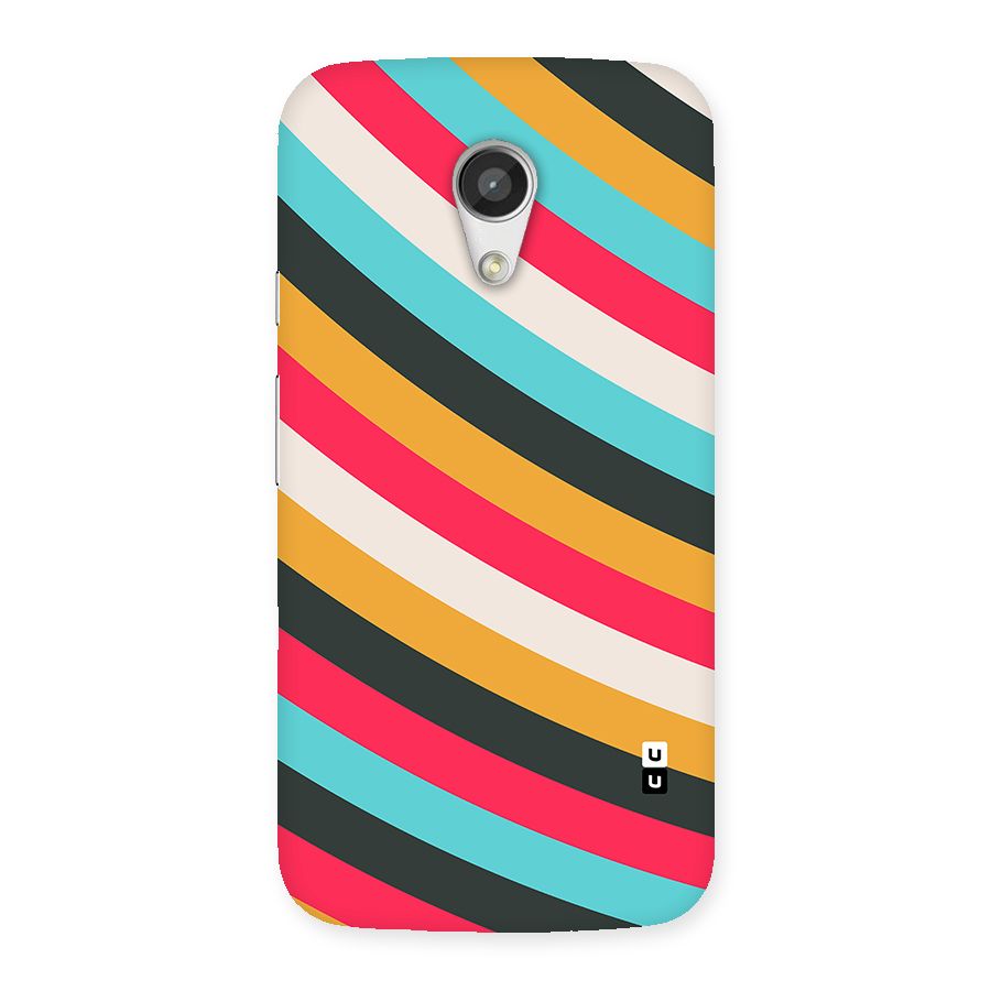 Retro Style Minimal Curves Back Case for Moto G 2nd Gen
