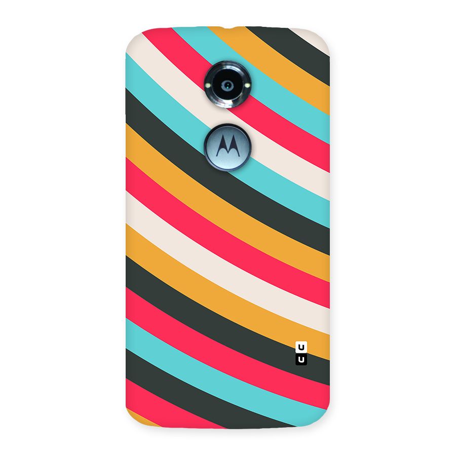 Retro Style Minimal Curves Back Case for Moto X2