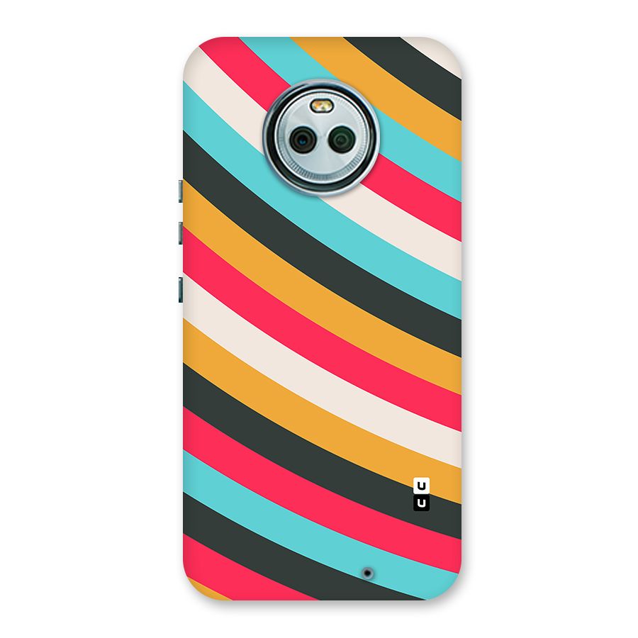 Retro Style Minimal Curves Back Case for Moto X4