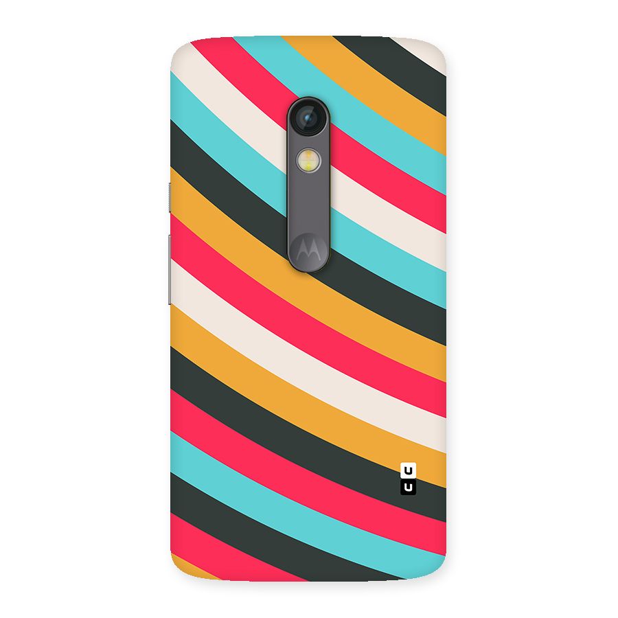 Retro Style Minimal Curves Back Case for Moto X Play