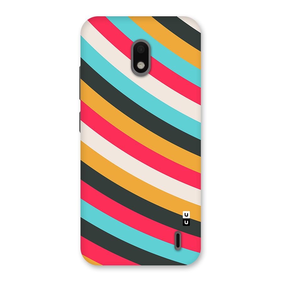 Retro Style Minimal Curves Back Case for Nokia 2.2
