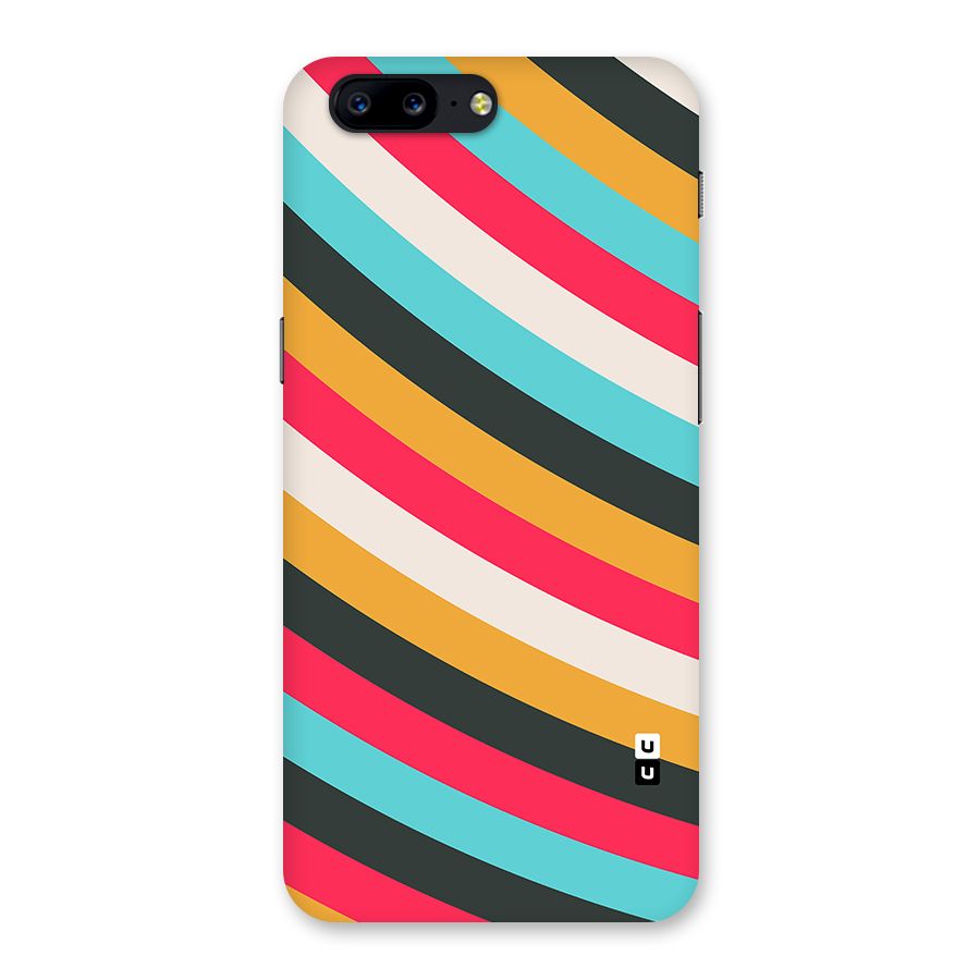 Retro Style Minimal Curves Back Case for OnePlus 5