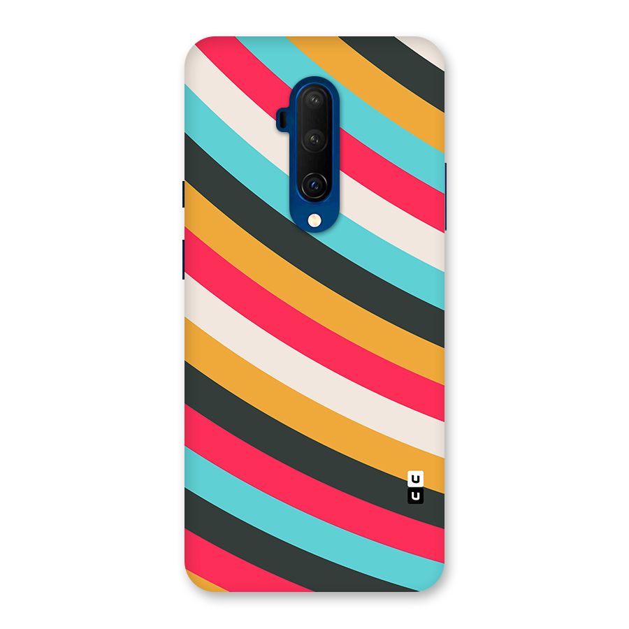 Retro Style Minimal Curves Back Case for OnePlus 7T Pro