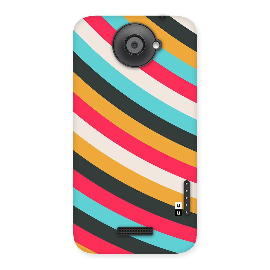 Retro Style Minimal Curves Back Case for One X