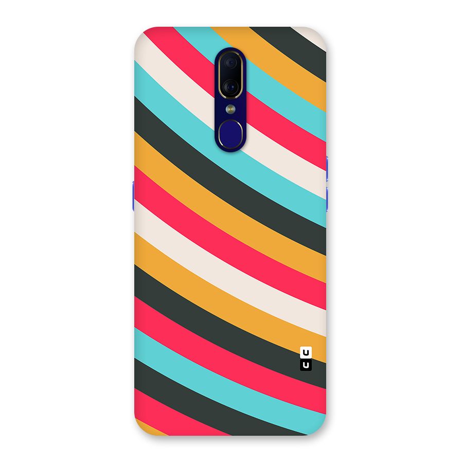 Retro Style Minimal Curves Back Case for Oppo A9