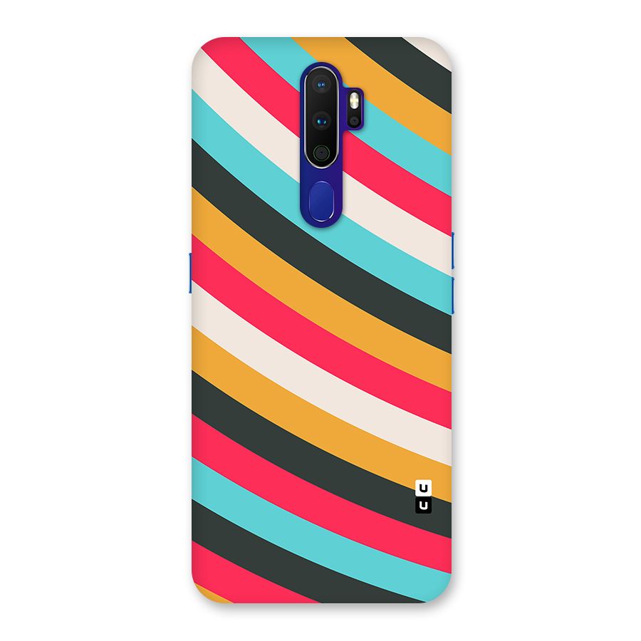Retro Style Minimal Curves Back Case for Oppo A9 (2020)