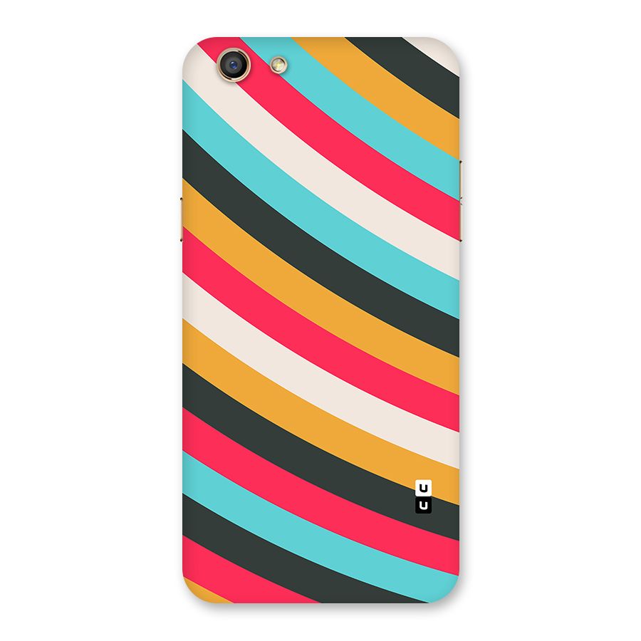 Retro Style Minimal Curves Back Case for Oppo F3