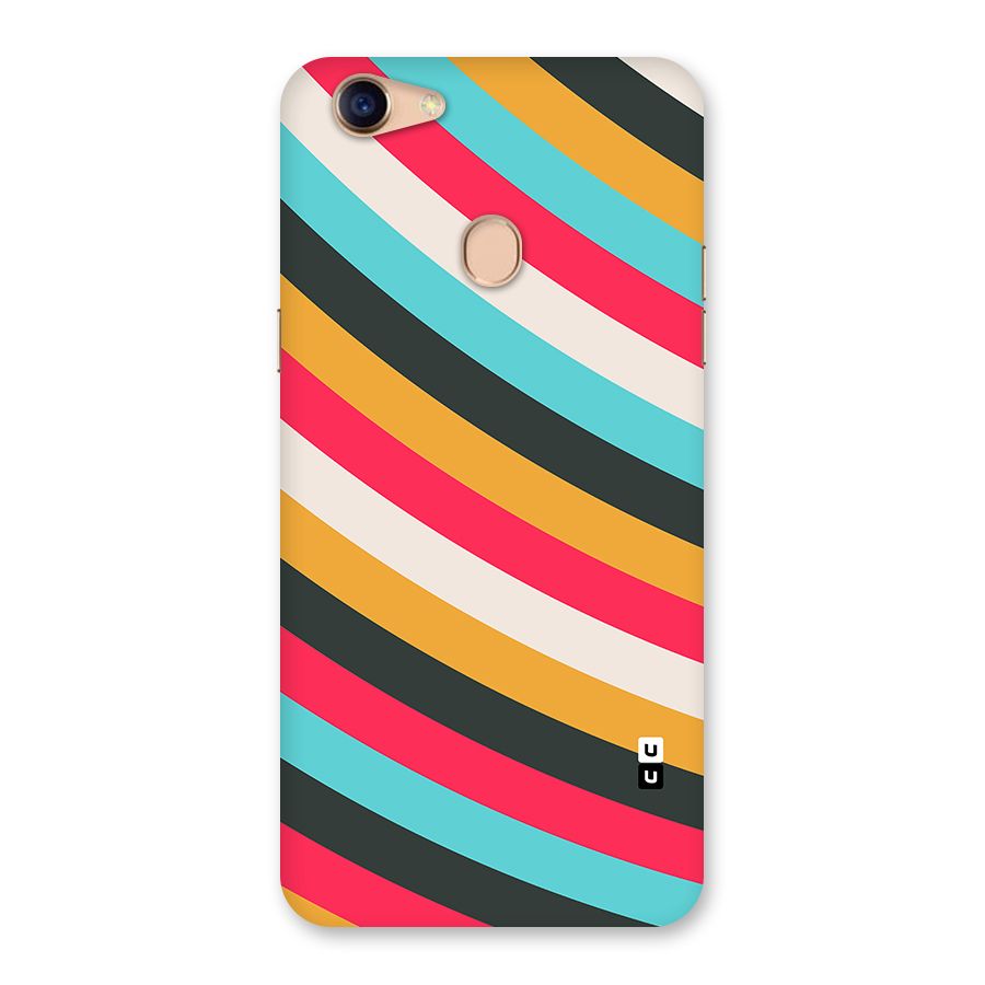 Retro Style Minimal Curves Back Case for Oppo F5