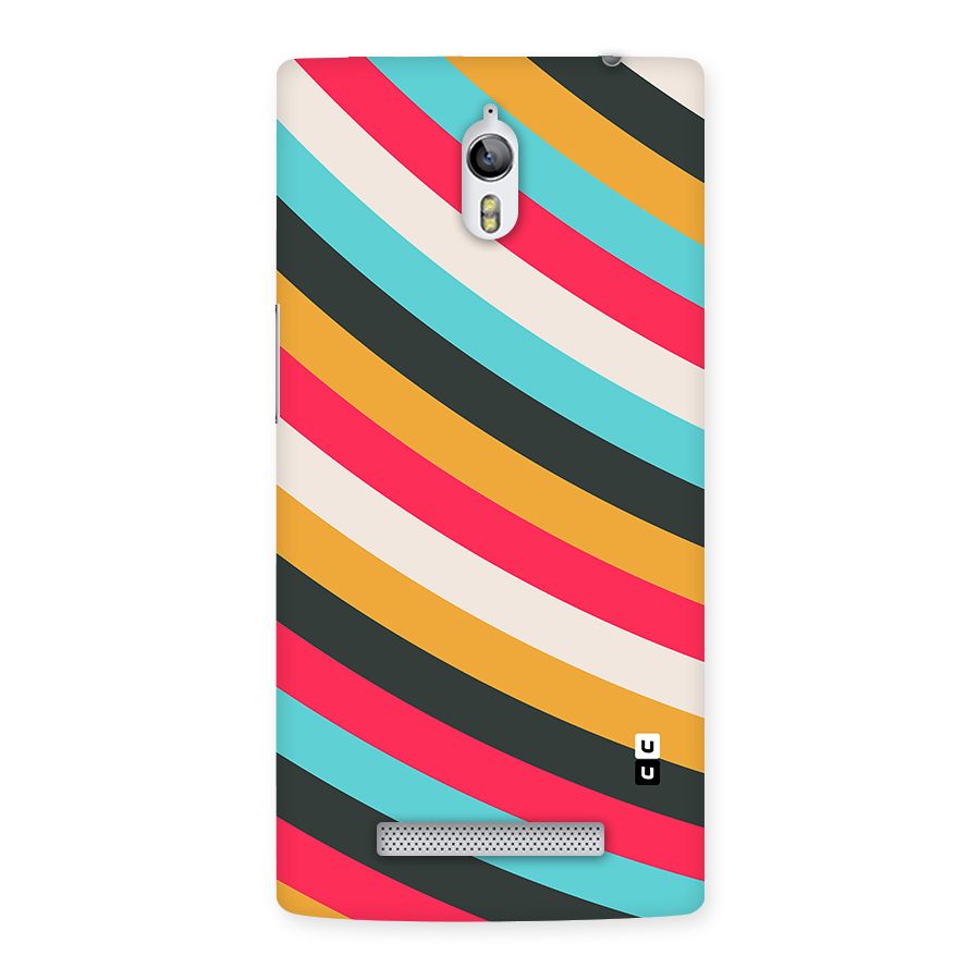Retro Style Minimal Curves Back Case for Oppo Find 7