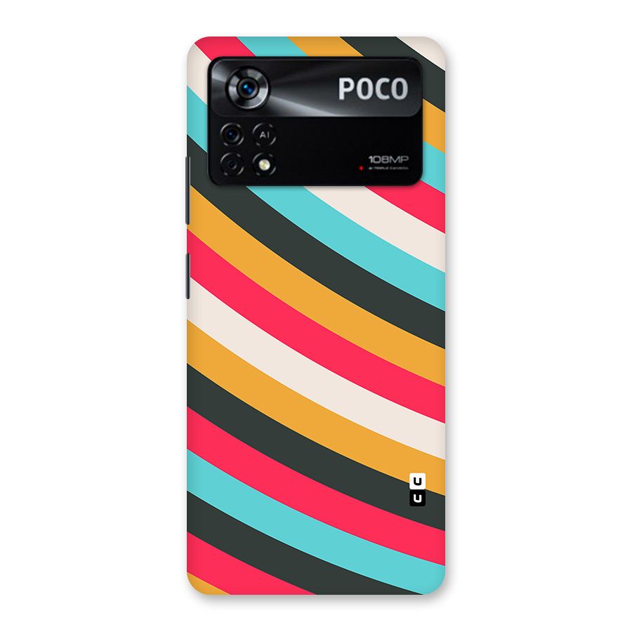 Retro Style Minimal Curves Back Case for Poco X4 Pro 5G