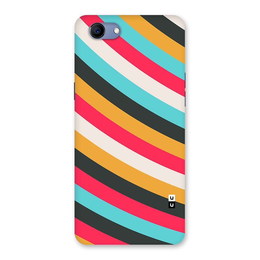 Retro Style Minimal Curves Back Case for Realme 1