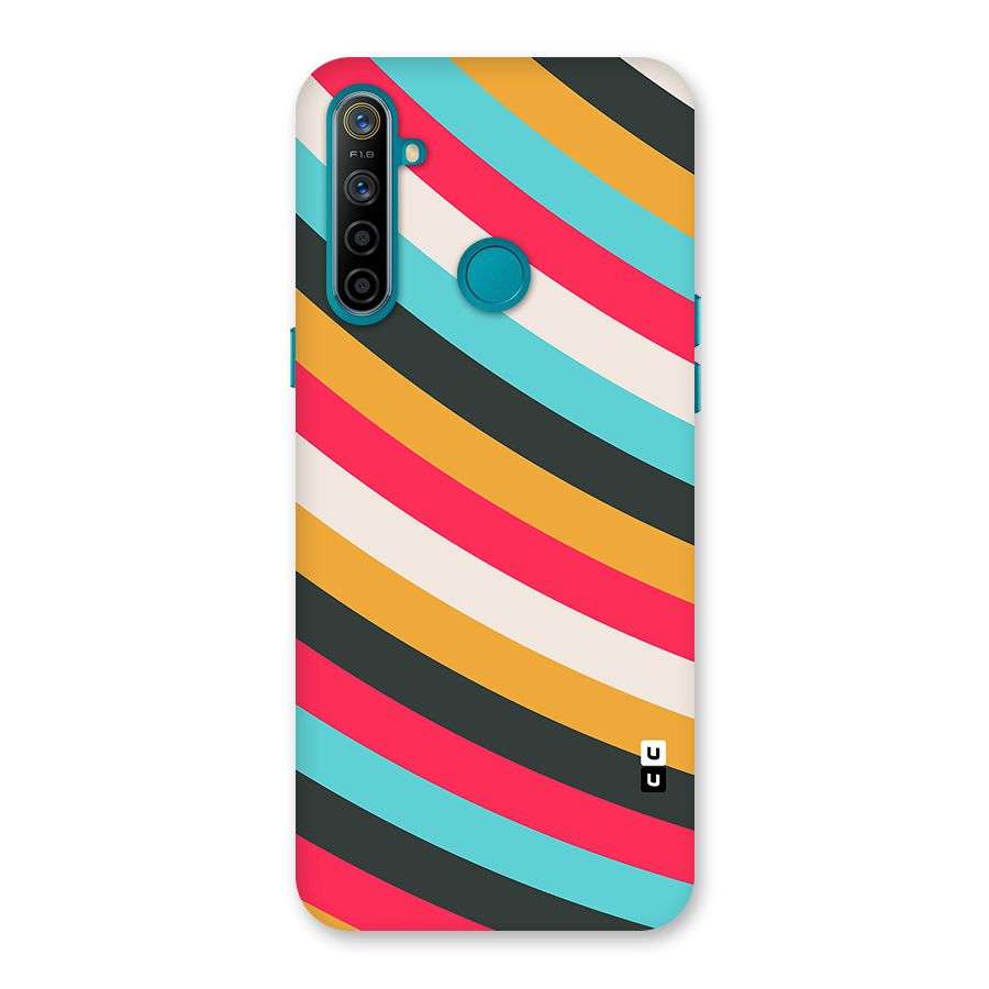 Retro Style Minimal Curves Back Case for Realme 5i