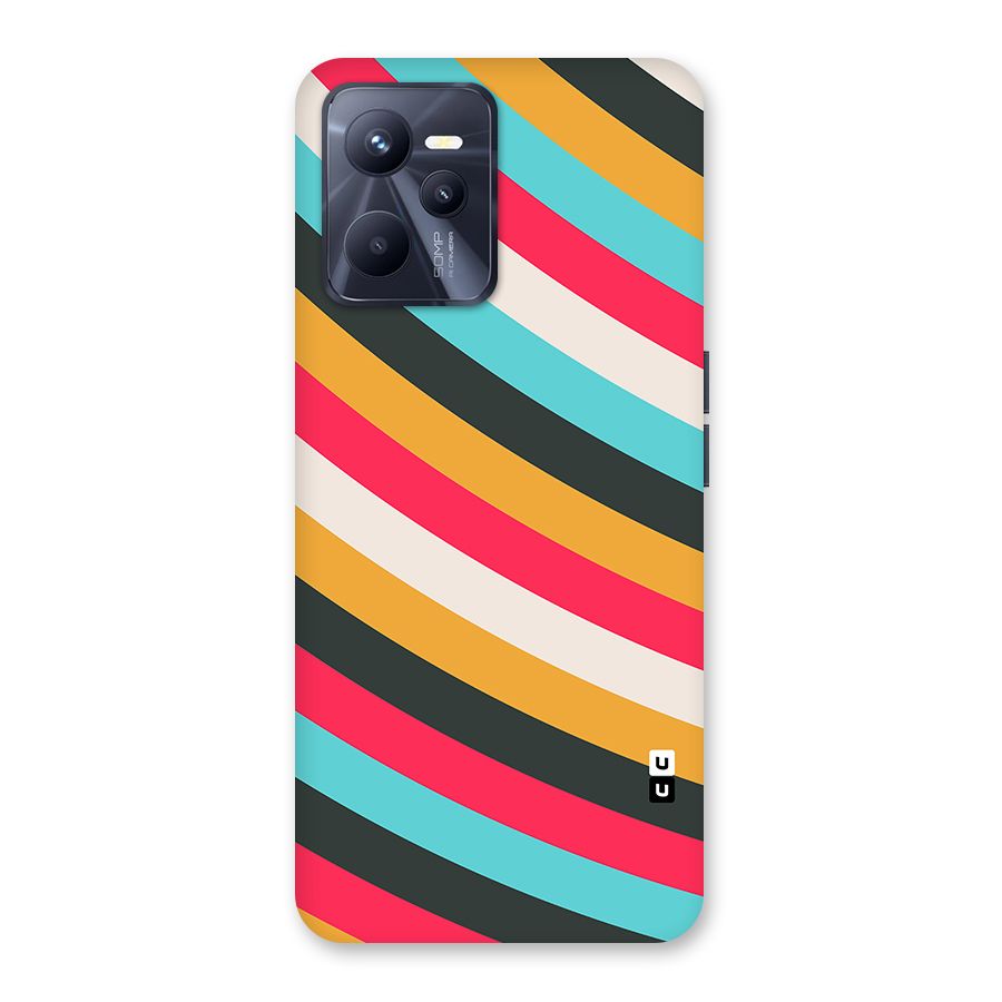 Retro Style Minimal Curves Back Case for Realme C35