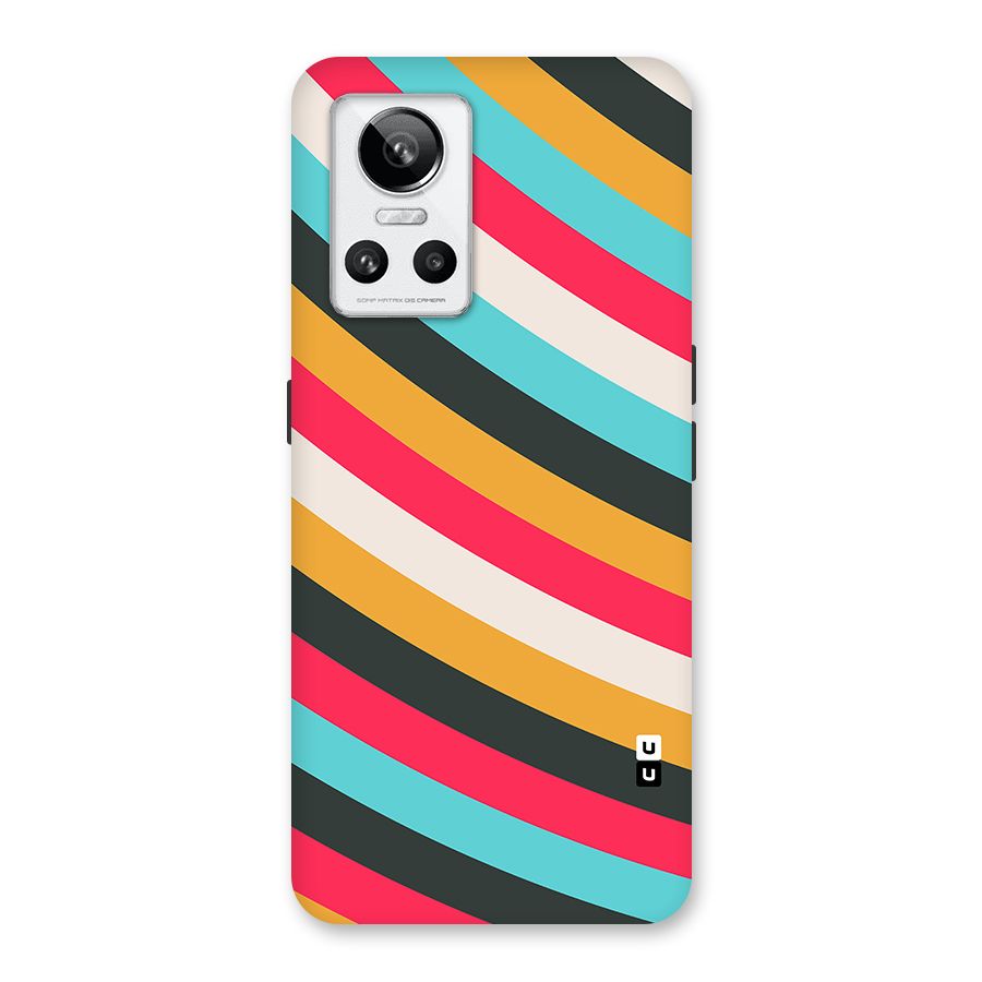 Retro Style Minimal Curves Back Case for Realme GT Neo 3