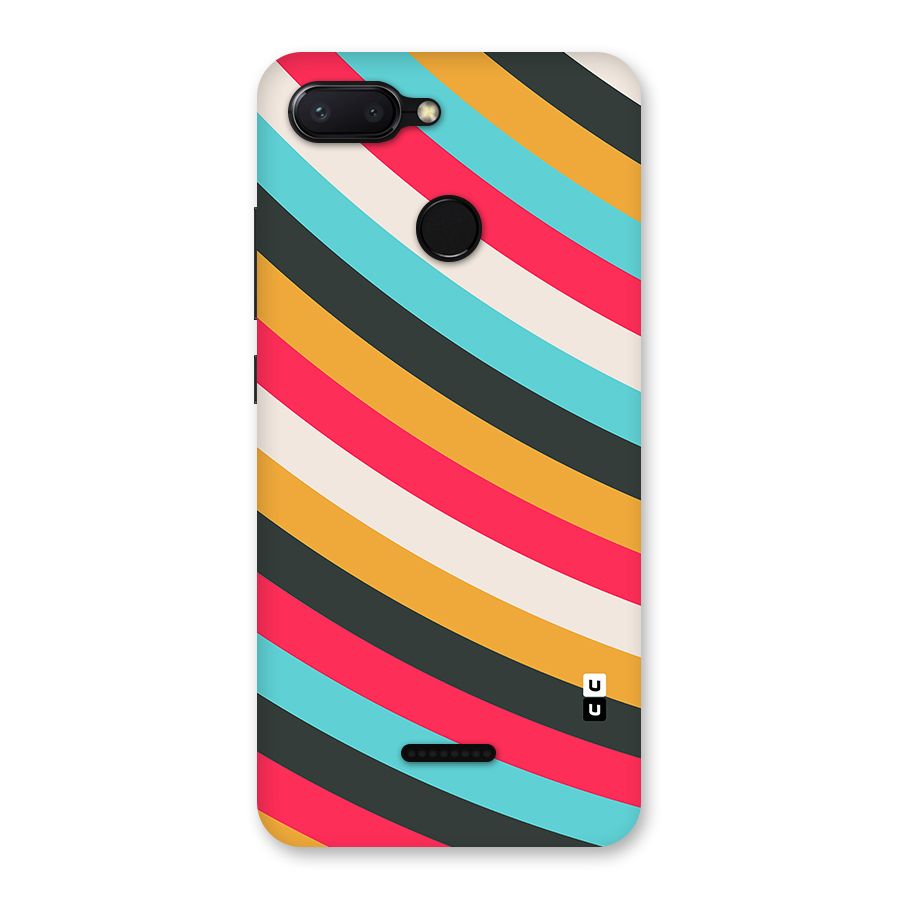 Retro Style Minimal Curves Back Case for Redmi 6